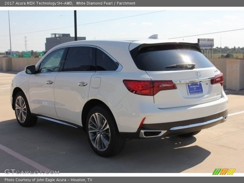 White Diamond Pearl / Parchment 2017 Acura MDX Technology SH-AWD