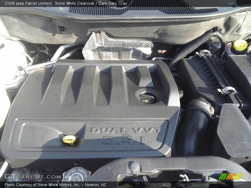 Stone White Clearcoat / Dark Slate Gray 2008 Jeep Patriot Limited