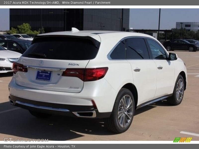 White Diamond Pearl / Parchment 2017 Acura MDX Technology SH-AWD