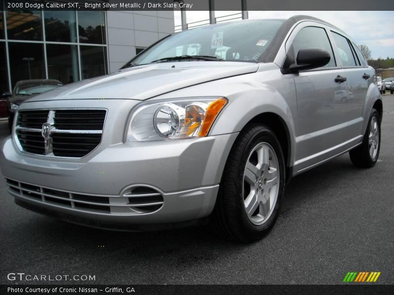 Bright Silver Metallic / Dark Slate Gray 2008 Dodge Caliber SXT