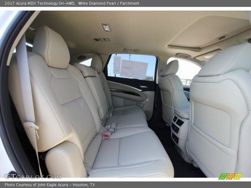 White Diamond Pearl / Parchment 2017 Acura MDX Technology SH-AWD