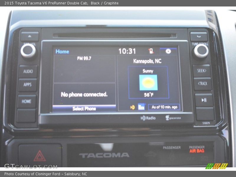 Black / Graphite 2015 Toyota Tacoma V6 PreRunner Double Cab