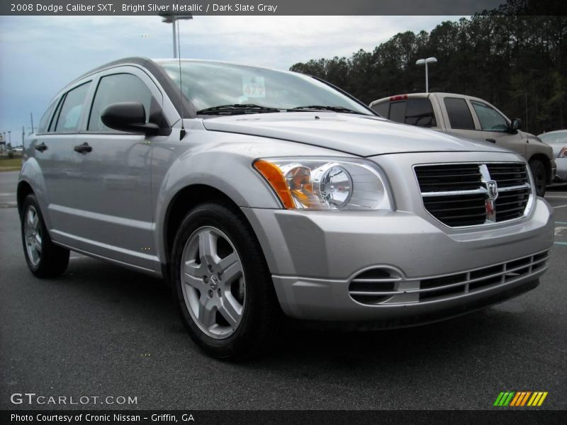 Bright Silver Metallic / Dark Slate Gray 2008 Dodge Caliber SXT