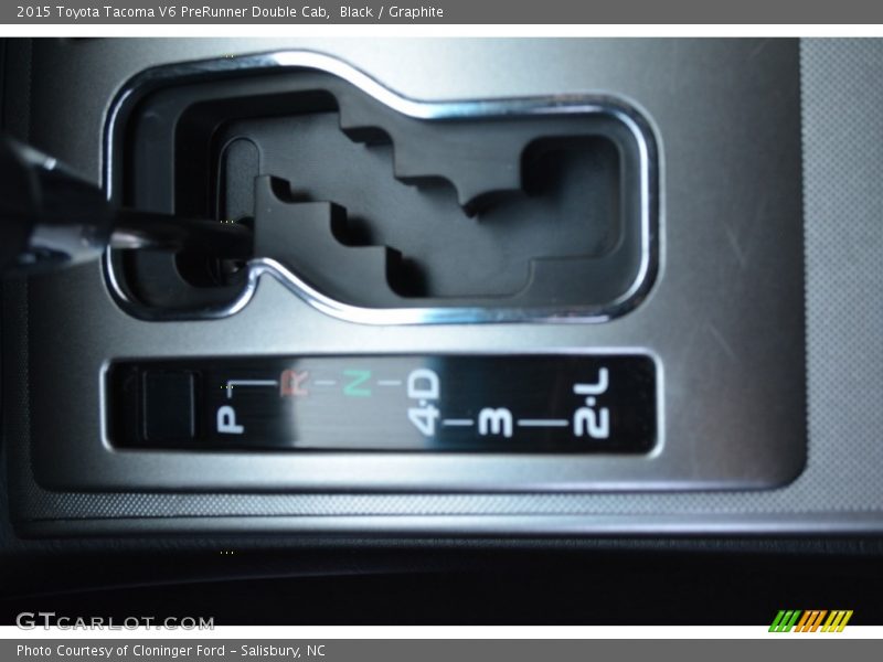 Black / Graphite 2015 Toyota Tacoma V6 PreRunner Double Cab