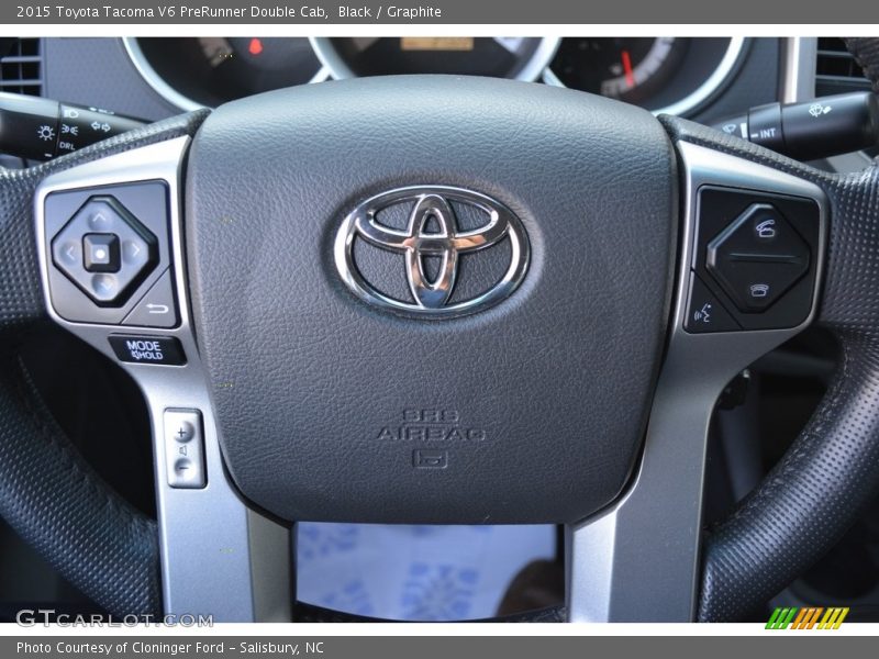 Black / Graphite 2015 Toyota Tacoma V6 PreRunner Double Cab
