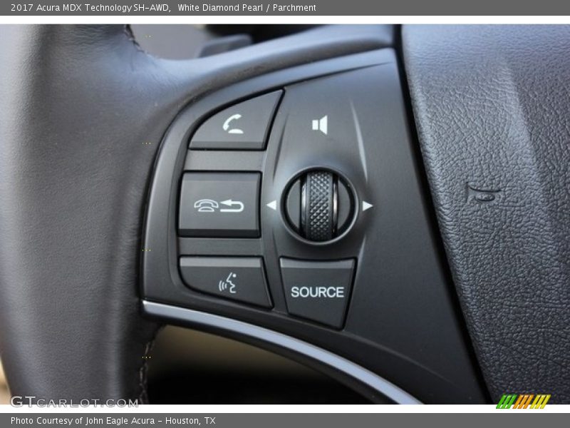 White Diamond Pearl / Parchment 2017 Acura MDX Technology SH-AWD