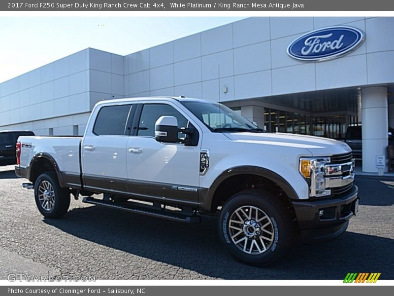 Front 3/4 View of 2017 F250 Super Duty King Ranch Crew Cab 4x4