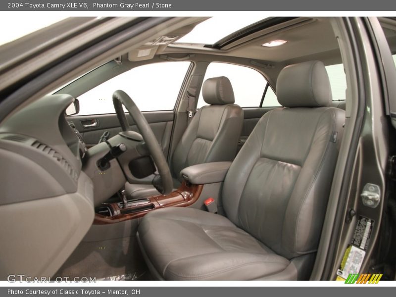 Phantom Gray Pearl / Stone 2004 Toyota Camry XLE V6