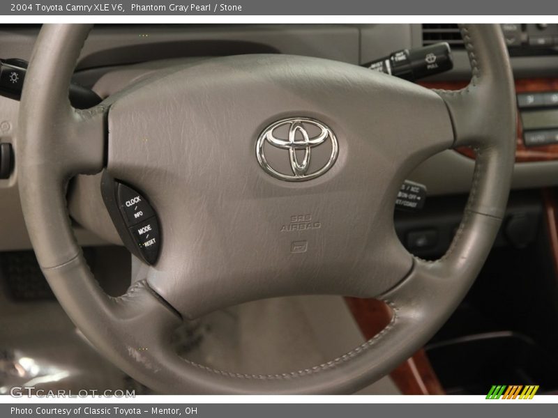 Phantom Gray Pearl / Stone 2004 Toyota Camry XLE V6