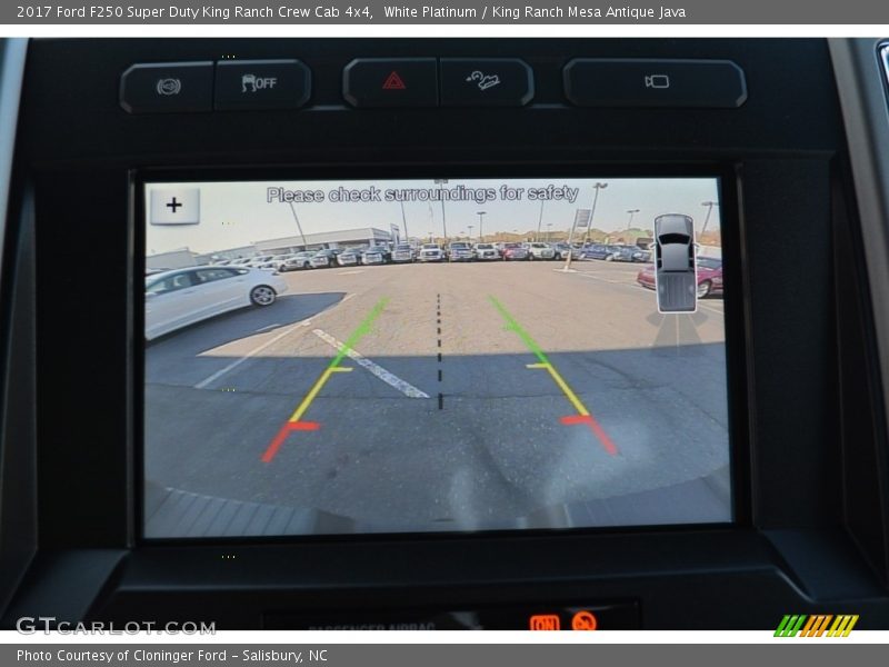 White Platinum / King Ranch Mesa Antique Java 2017 Ford F250 Super Duty King Ranch Crew Cab 4x4