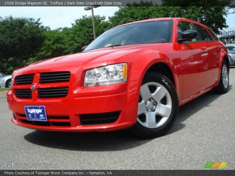 TorRed / Dark Slate Gray/Light Slate Gray 2008 Dodge Magnum SE