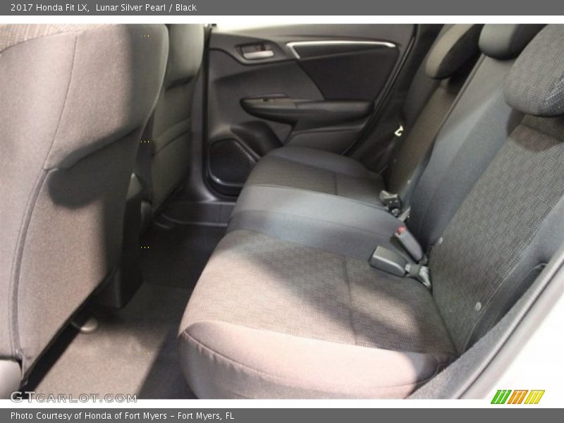 Lunar Silver Pearl / Black 2017 Honda Fit LX