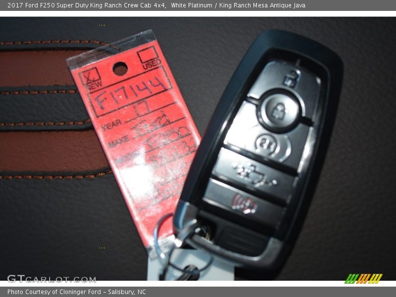 White Platinum / King Ranch Mesa Antique Java 2017 Ford F250 Super Duty King Ranch Crew Cab 4x4