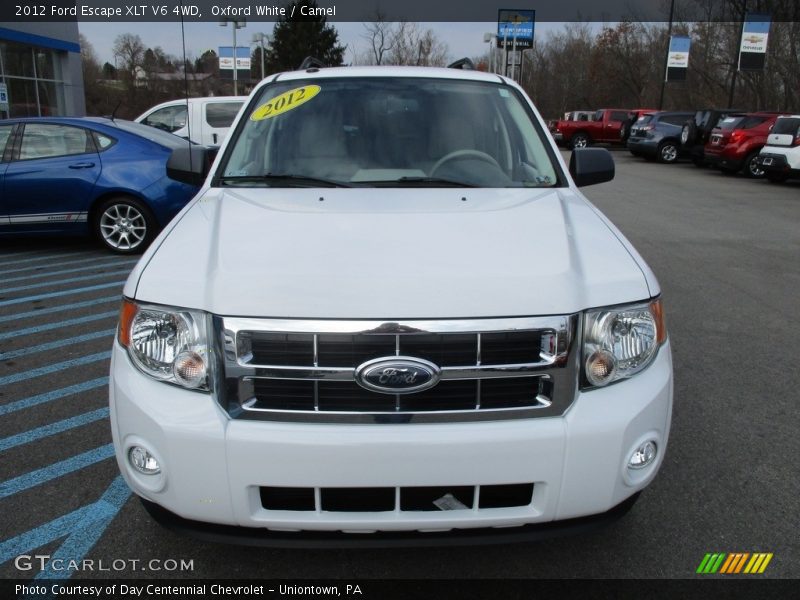 Oxford White / Camel 2012 Ford Escape XLT V6 4WD