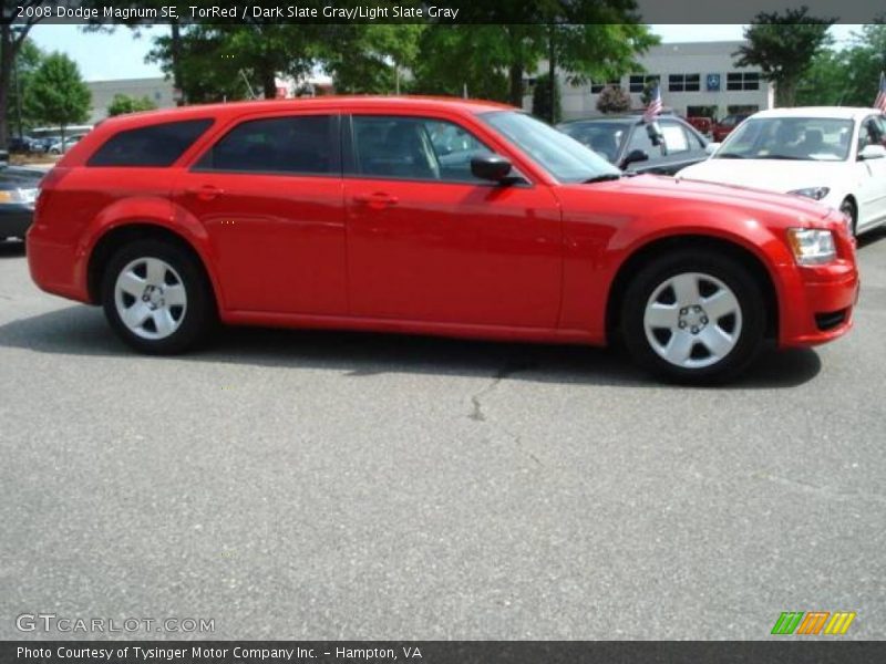 TorRed / Dark Slate Gray/Light Slate Gray 2008 Dodge Magnum SE