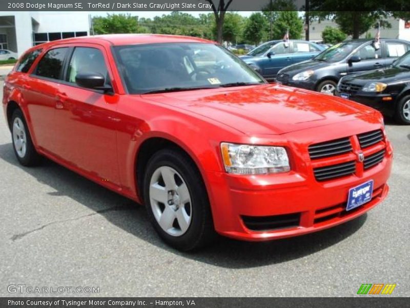 TorRed / Dark Slate Gray/Light Slate Gray 2008 Dodge Magnum SE