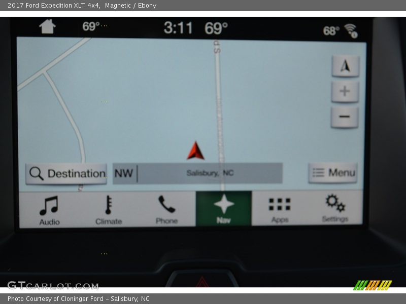Navigation of 2017 Expedition XLT 4x4