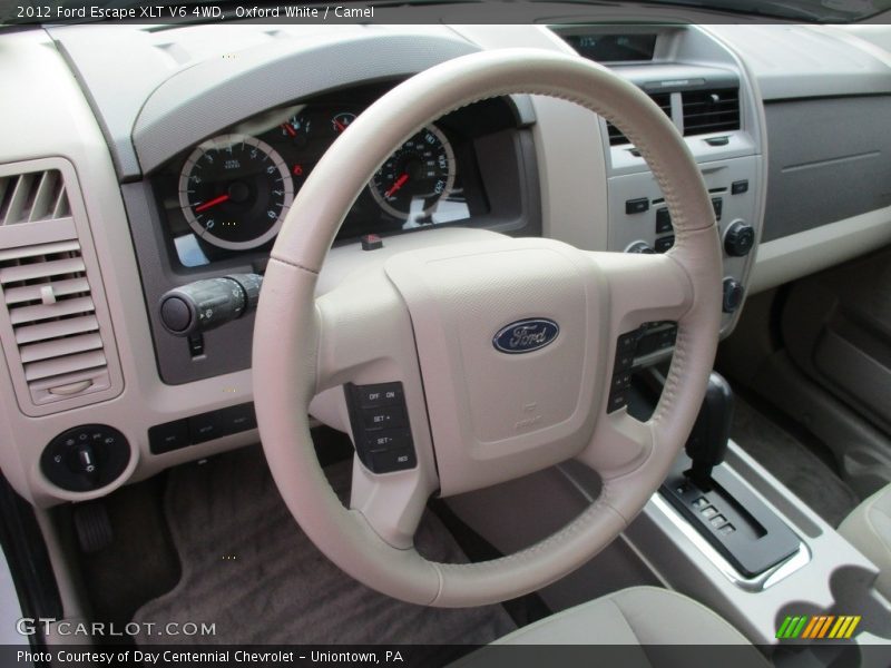 Oxford White / Camel 2012 Ford Escape XLT V6 4WD