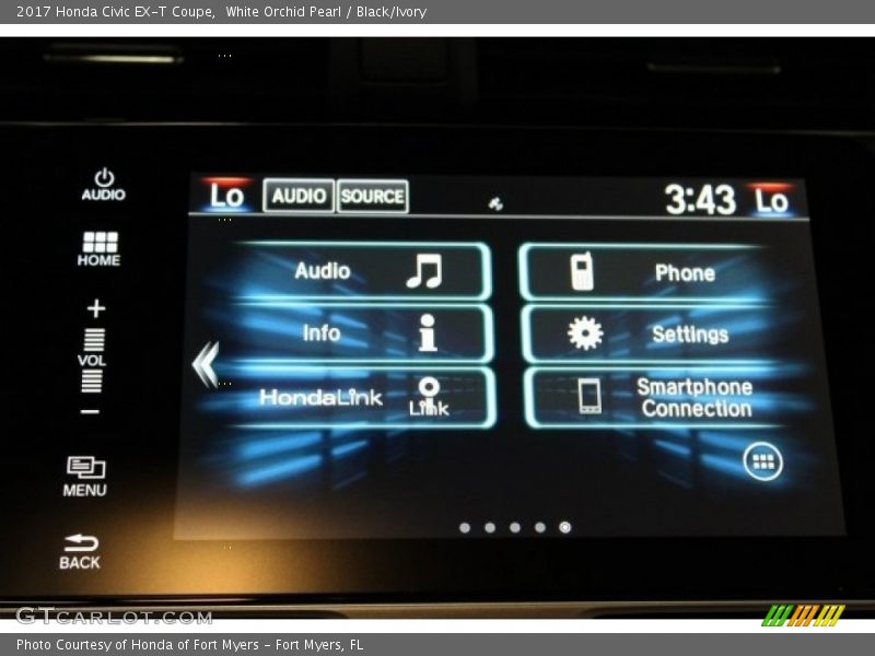 Controls of 2017 Civic EX-T Coupe