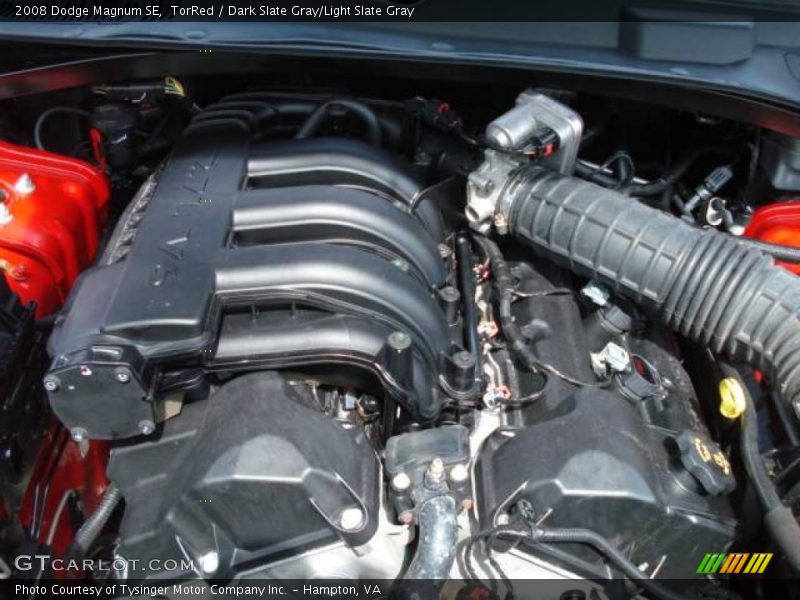 TorRed / Dark Slate Gray/Light Slate Gray 2008 Dodge Magnum SE