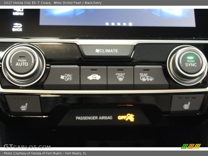 Controls of 2017 Civic EX-T Coupe