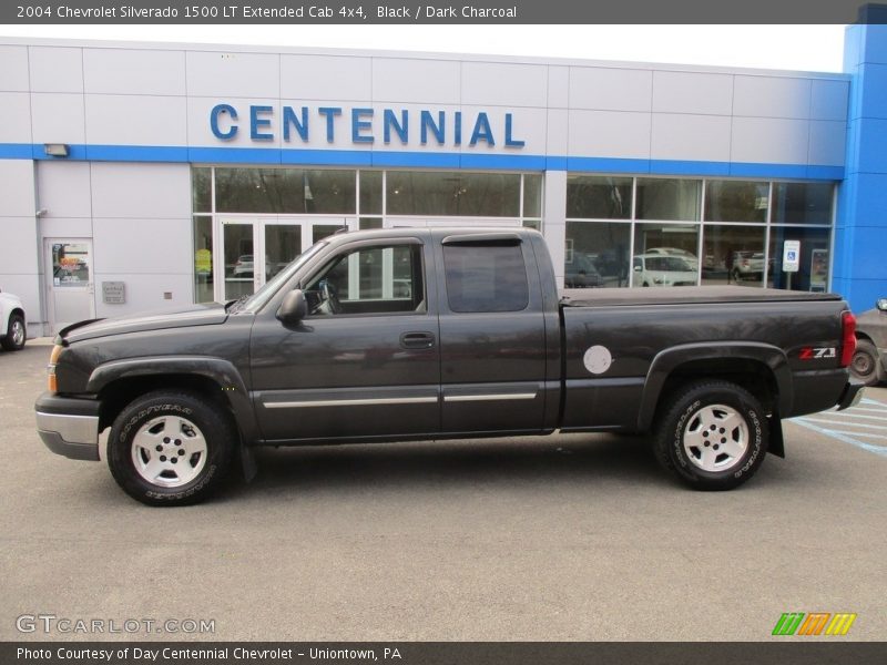Black / Dark Charcoal 2004 Chevrolet Silverado 1500 LT Extended Cab 4x4