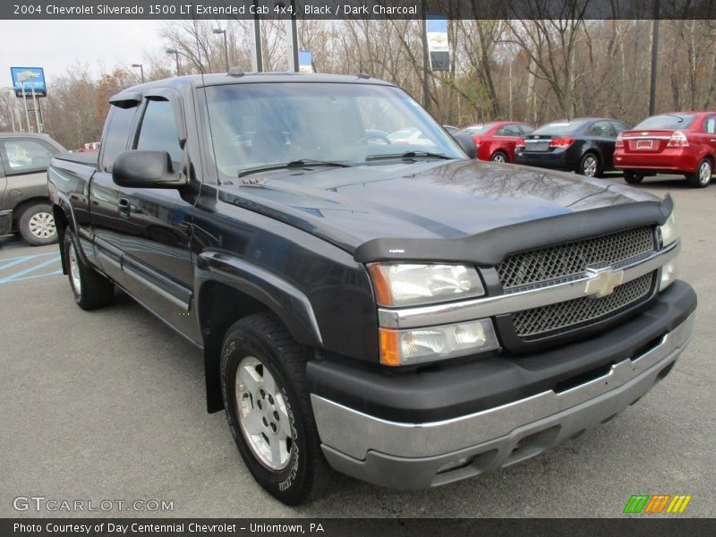 Black / Dark Charcoal 2004 Chevrolet Silverado 1500 LT Extended Cab 4x4