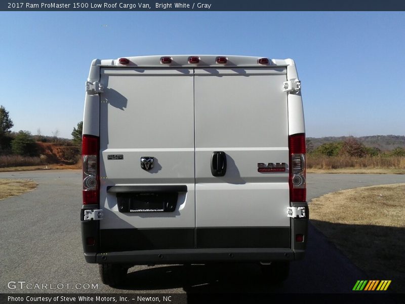 Bright White / Gray 2017 Ram ProMaster 1500 Low Roof Cargo Van