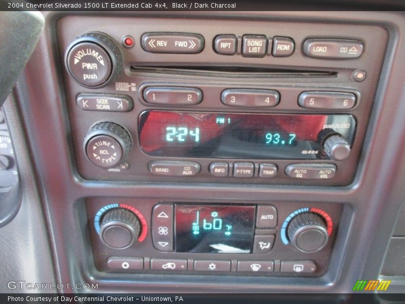 Black / Dark Charcoal 2004 Chevrolet Silverado 1500 LT Extended Cab 4x4