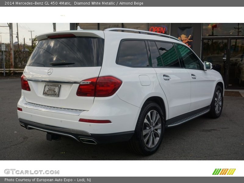Diamond White Metallic / Almond Beige 2014 Mercedes-Benz GL 450 4Matic
