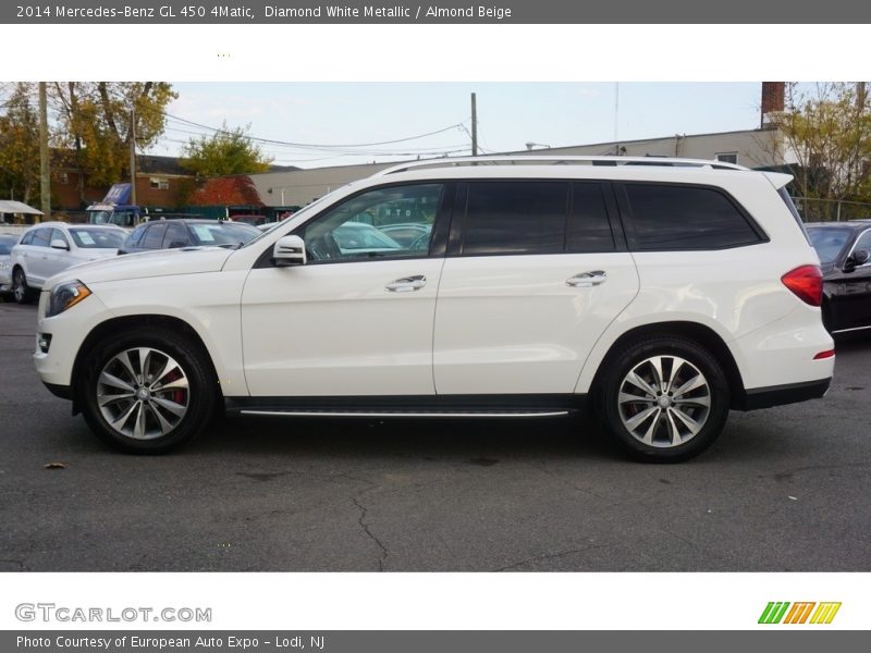 Diamond White Metallic / Almond Beige 2014 Mercedes-Benz GL 450 4Matic