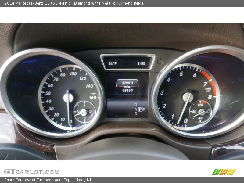 Diamond White Metallic / Almond Beige 2014 Mercedes-Benz GL 450 4Matic