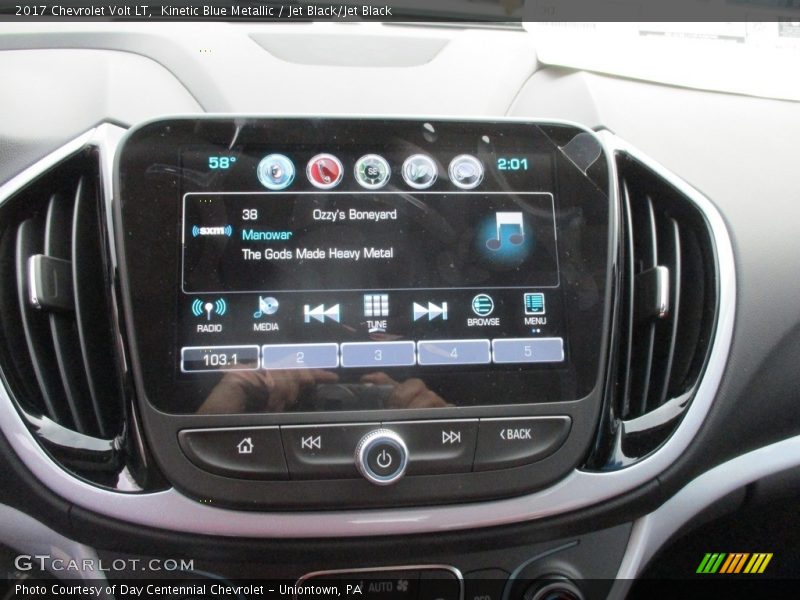 Kinetic Blue Metallic / Jet Black/Jet Black 2017 Chevrolet Volt LT