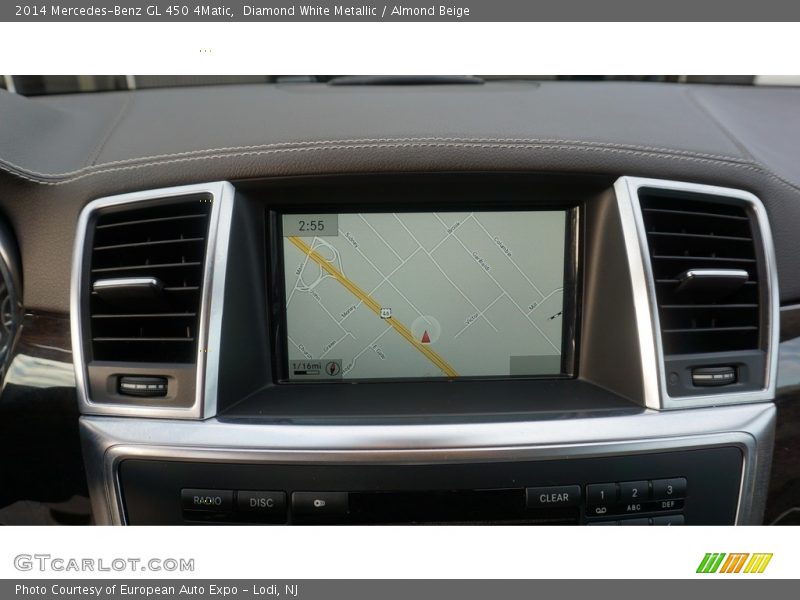 Diamond White Metallic / Almond Beige 2014 Mercedes-Benz GL 450 4Matic