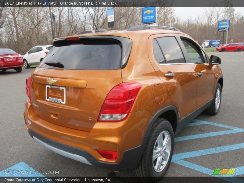 Orange Burst Metallic / Jet Black 2017 Chevrolet Trax LT AWD