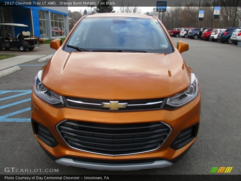 Orange Burst Metallic / Jet Black 2017 Chevrolet Trax LT AWD