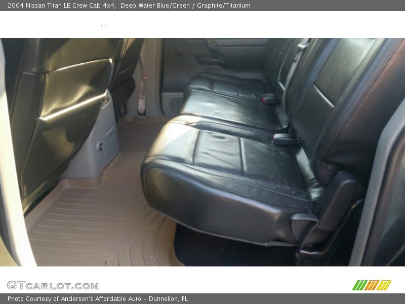 Deep Water Blue/Green / Graphite/Titanium 2004 Nissan Titan LE Crew Cab 4x4