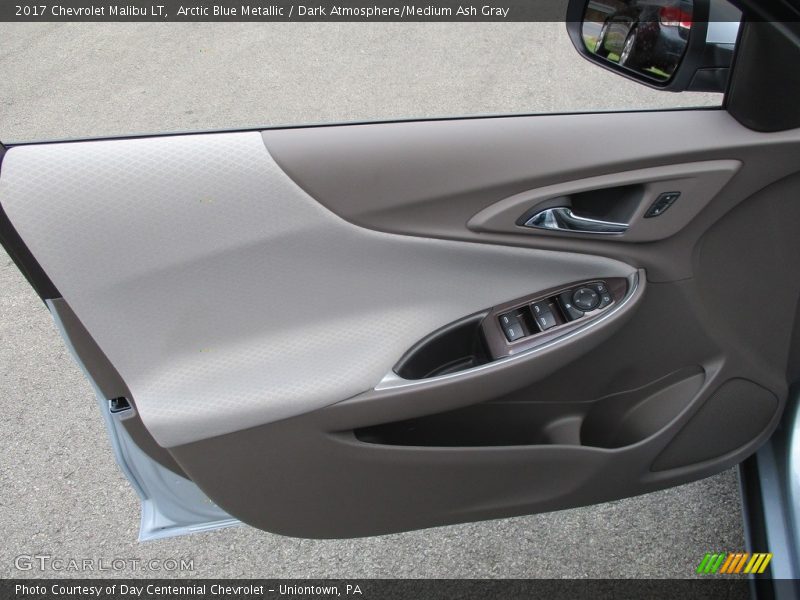 Arctic Blue Metallic / Dark Atmosphere/Medium Ash Gray 2017 Chevrolet Malibu LT