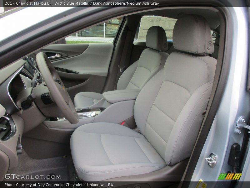Arctic Blue Metallic / Dark Atmosphere/Medium Ash Gray 2017 Chevrolet Malibu LT