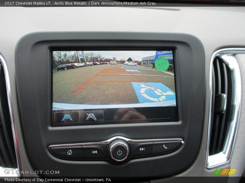 Arctic Blue Metallic / Dark Atmosphere/Medium Ash Gray 2017 Chevrolet Malibu LT