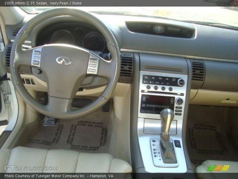 Ivory Pearl / Stone 2005 Infiniti G 35 Sedan