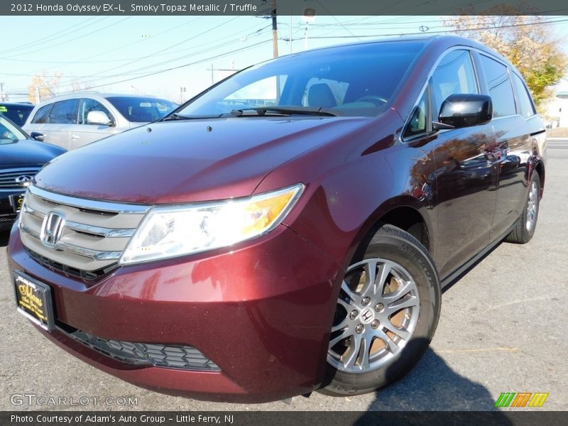 Smoky Topaz Metallic / Truffle 2012 Honda Odyssey EX-L