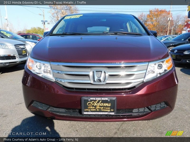 Smoky Topaz Metallic / Truffle 2012 Honda Odyssey EX-L
