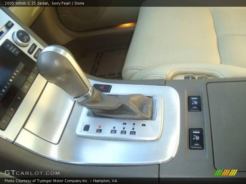 Ivory Pearl / Stone 2005 Infiniti G 35 Sedan