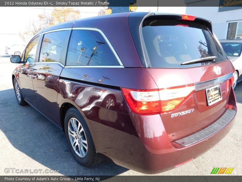 Smoky Topaz Metallic / Truffle 2012 Honda Odyssey EX-L