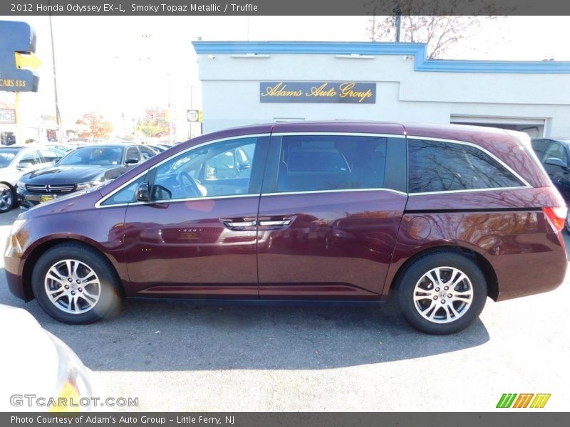 Smoky Topaz Metallic / Truffle 2012 Honda Odyssey EX-L