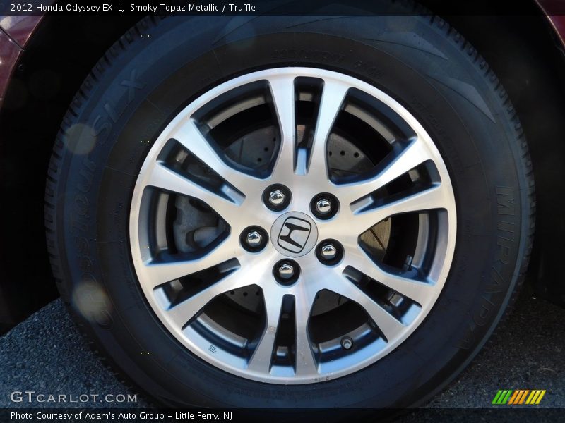 Smoky Topaz Metallic / Truffle 2012 Honda Odyssey EX-L