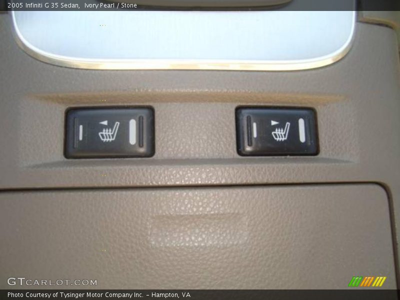 Ivory Pearl / Stone 2005 Infiniti G 35 Sedan