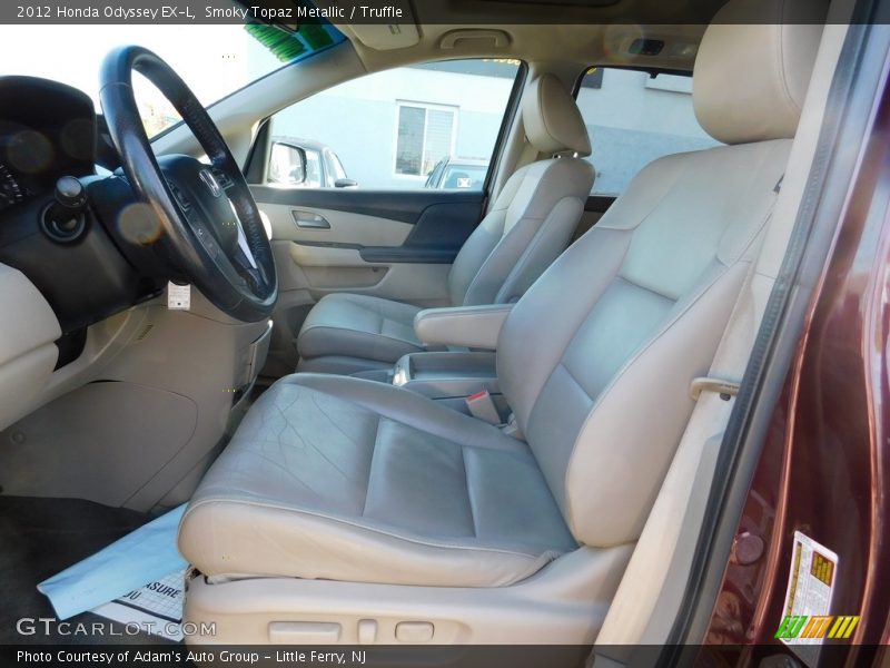 Smoky Topaz Metallic / Truffle 2012 Honda Odyssey EX-L