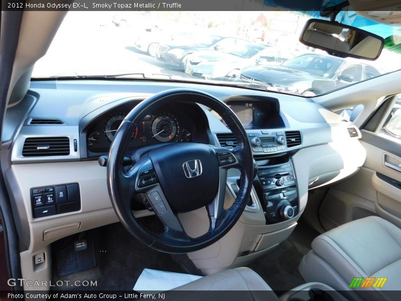 Smoky Topaz Metallic / Truffle 2012 Honda Odyssey EX-L